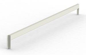 Траверса под полки ДСП для стеллажей КМ 400