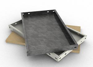 Материал полок для стеллажей КМ 400