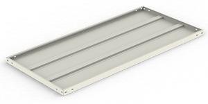 Полиця з двома ребрами жорсткості для стелажу МС