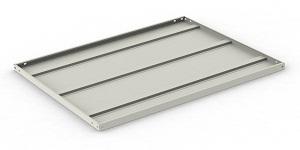 Полиця з трьома ребрами жорсткості для стелажу МС