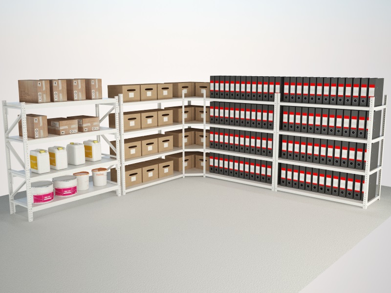 Стелажі поличні