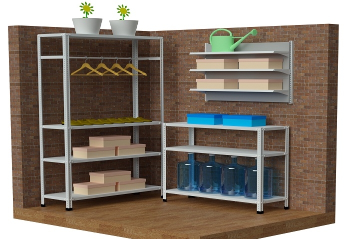 Стелажі для комори фото №1 Поличкові стелажі КиевМетСервис