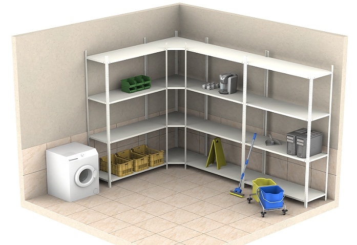 Стеллажи для дома фото №1 Полочные стеллажи КиевМетСервис