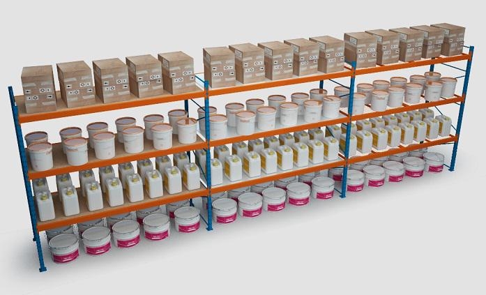 Стелажі КМ 800 (Мінірек) фото №1 Поличкові стелажі КиевМетСервис