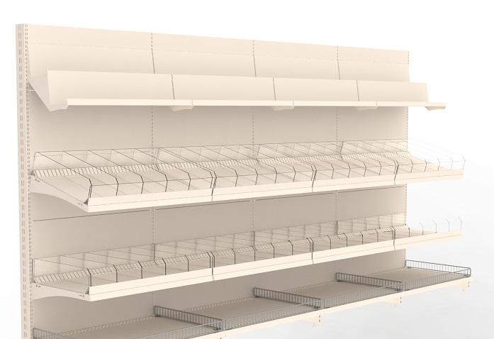 Металеві кондитерські стелажі фото №1 Торгові стелажі КиевМетСервис