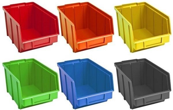 Пластиковые ящики для стеллажей фото №1 Стеллажи для пластиковой тары КиевМетСервис